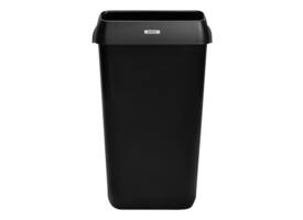 Afvalbak Katrin open inworp 25 liter zwart 92261