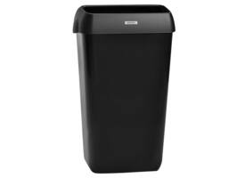 Afvalbak Katrin open inworp 25 liter zwart 92261