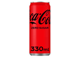 Frisdrank Coca Cola zero blik 330ml