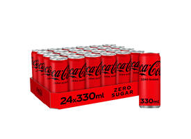 Frisdrank Coca Cola zero blik 330ml