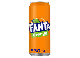 Frisdrank Fanta orange blik 330ml