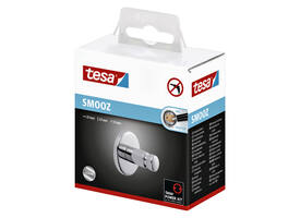 Handdoekhaak tesa® Smooz hoogglans verchroomd metaal zelfklevend