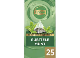 Thee Lipton Exclusive subtiele munt 25x2gr
