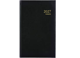 Agenda 2027 Brepols Brefix Lima 1dag/1pagina zwart