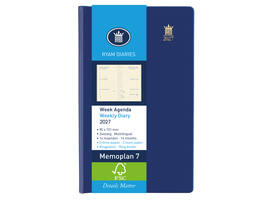 Agenda 2027 Ryam Memoplan 7 Suprema 7dagen/2pagina's ringplastic assorti