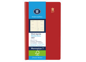 Agenda 2027 Ryam Memoplan 7 Suprema 7dagen/2pagina's ringplastic assorti