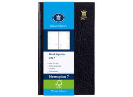 Agenda 2027 Ryam Memoplan 7 Suprema 7dagen/2pagina's zwart