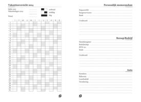 Agendavulling 2027 Succes Mini 4dagen/2pagina's