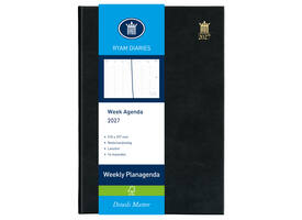 Agenda 2027 Ryam Weekly Mundior 7dagen/2pagina's zwart