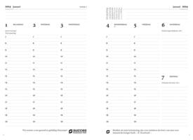 Agendavulling 2027 Succes Executive A5 7dagen/2pagina's