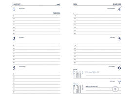 Agenda 2027 Ryam Memoplan 7 Mundior 7dagen/2pagina's zwart