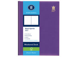 Agenda 2027 Ryam Weekplan Weekend Desk Lazio 7dagen/2pagina's assorti