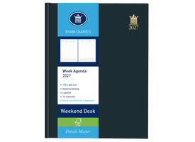 Agenda 2027 Ryam Weekplan Weekend Desk Lazio 7dagen/2pagina's assorti