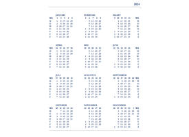 Agenda 2027 Ryam Weekplan Plus Mercury groot letter 7dagen/2pagina's zwart