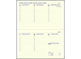 Agendavulling 2027 Ryam Memoplan 7 Compact 7 dagen/2pagina's landscape crème