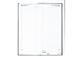 Agenda 2027 Brepols Saturnus Lima 1dag/1pagina blauw