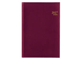 Agenda 2027 Brepols Omega Lima 7dagen/2pagina's bordeaux