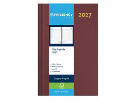 Agenda 2027 Ryam Efficiency Baladek 1dag/1pagina bordeaux