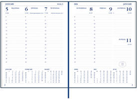 Agenda 2027 Ryam Weekplan Plus Mercury 7dagen/2pagina's rood