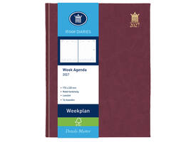 Agenda 2027 Ryam Weekplan Mundior 7dagen/2pagina's bordeaux