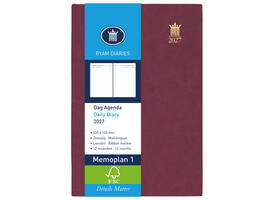 Agenda 2027 Ryam Memoplan 1 Mundior 1dag/1pagina bordeaux