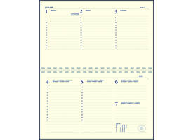 Agenda 2027 Ryam Compact Suprema 7dagen/2pagina's ringplastic zwart
