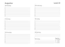 Schoolagenda 2026-2027 Ryam docenten 7dagen/2pagina's spiraal zwart
