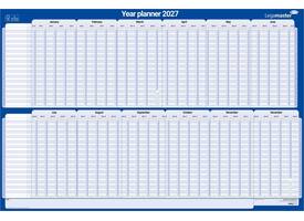 Projectplanner 2026 Legamaster 90x60cm horizontaal gelamineerd Engelstalig
