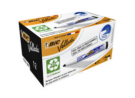 Whiteboardmarker Bic Velleda 1701 rond large zwart