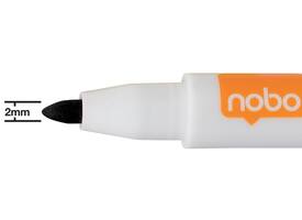 Whiteboardmarker Nobo mini assorti 6 stuks