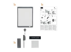 Whiteboard Nobo 21.6x28cm magnetisch assorti