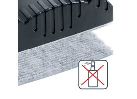 Whiteboardwisser Nobo magnetisch zwart
