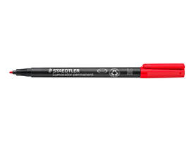 Viltstift Staedtler Lumocolor 317 permanent M rood