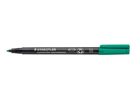 Viltstift Staedtler Lumocolor 317 permanent M groen