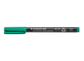 Viltstift Staedtler Lumocolor 317 permanent M groen