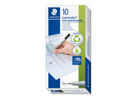 Viltstift Staedtler Lumocolor 316 non permanent F zwart