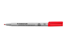Viltstift Staedtler Lumocolor 315 non permanent M rood
