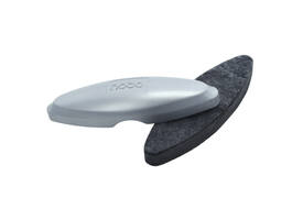 Glasbordwisser Nobo zilver