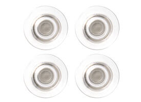 Glasbordmagneet Nobo extra sterk 32mm transparant 4 stuks