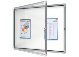 Binnenvitrine Nobo Premium Plus 8xA4 draaideur magnetisch