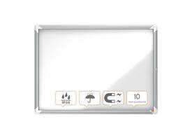 Buitenvitrine Nobo Premium Plus 8xA4 draaideur magnetisch