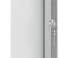 Buitenvitrine Nobo Premium Plus 9xA4 draaideur magnetisch