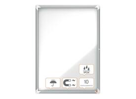 Buitenvitrine Nobo Premium Plus 9xA4 draaideur magnetisch
