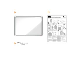 Buitenvitrine Nobo Premium Plus 12xA4 draaideur magnetisch