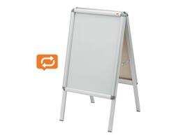 Stoepbord Nobo Essence A2 47,5x89cm met kliklijst