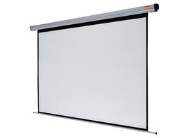 Projectiescherm Nobo wandmodel elektrisch 192x144cm