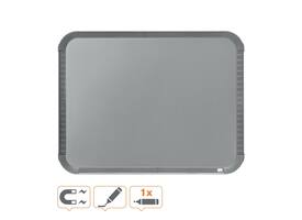 Whiteboard Nobo Slim Line 22x28cm zilver