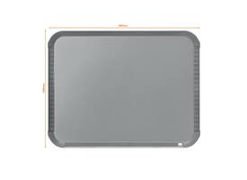 Whiteboard Nobo Slim Line 22x28cm zilver