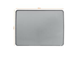 Whiteboard Nobo Slim Line 43x58cm zilver