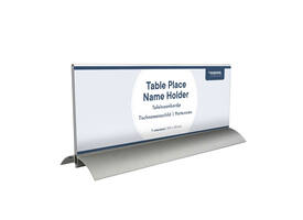 Tafelnaambord Europel 105x297mm acryl aluminium